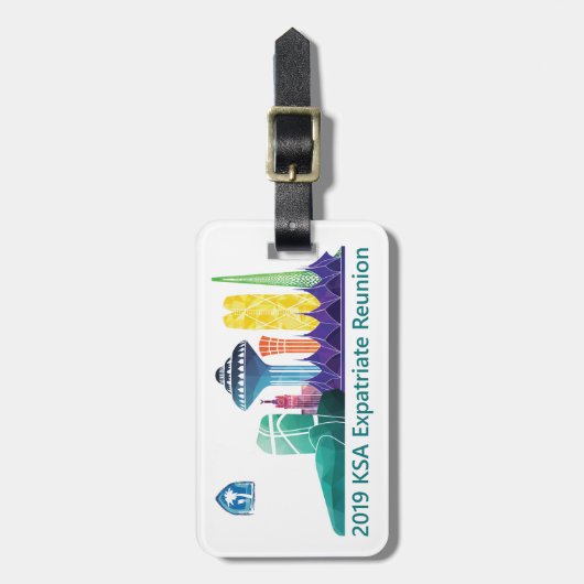 Gepäckanhänger (Vorderseite vertikal)