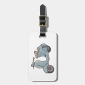 Gepäckanhänger (Vorderseite vertikal)