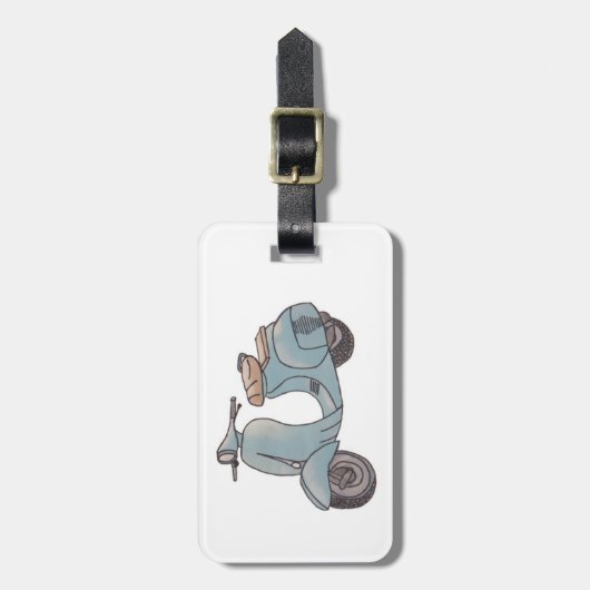 Gepäckanhänger (Vorderseite vertikal)