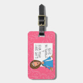 Gepäckanhänger (Vorderseite vertikal)