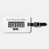 Gepäckanhänger - (Vorderseite horizontal)