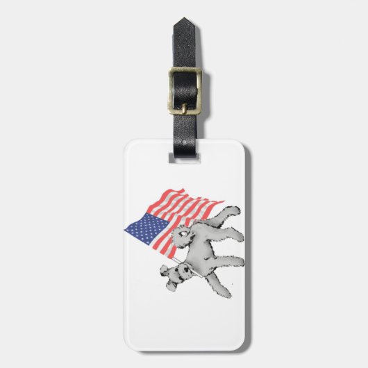 Gepäckanhänger (Vorderseite vertikal)