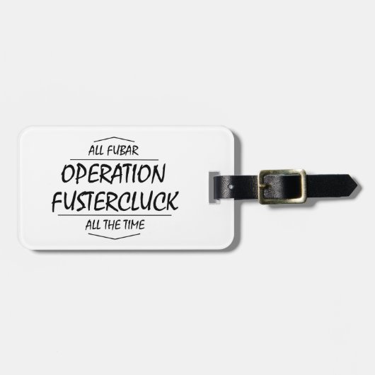 Gepäckanhänger (Vorderseite horizontal)