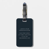 Gepäckanhänger (Rückseite vertikal)