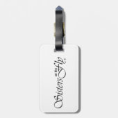 Gepäckanhänger (Rückseite vertikal)