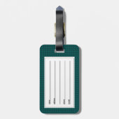 Gepäckanhänger (Rückseite vertikal)