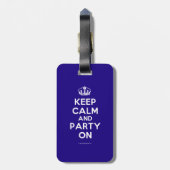 Gepäckanhänger (Rückseite vertikal)