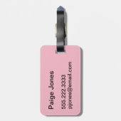 Gepäckanhänger (Rückseite vertikal)