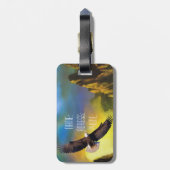 Gepäckanhänger/Adler Gepäckanhänger (Rückseite vertikal)