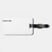 Gepäckanhänger Airedale Terrier (Rückseite horizontal)