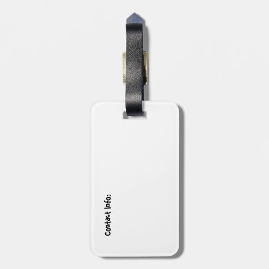 Gepäckanhänger Airedale Terrier (Rückseite vertikal)