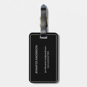 Gepäckanhänger Aloha (Rückseite vertikal)