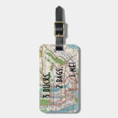 Gepäckanhänger Annie NYC (Vorderseite vertikal)