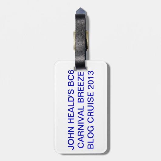 GEPÄCKANHÄNGER BC6 (Rückseite vertikal)