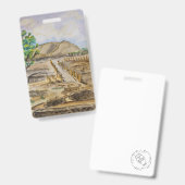 Gepäckanhänger Beth Shean Ausweis (Vorder- & Rückseite)