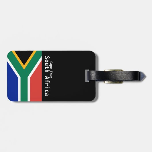 Gepäckanhänger Cape Towns, Südafrika (Rückseite horizontal)