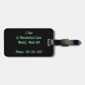 Gepäckanhänger Ciao Bella (Rückseite horizontal)