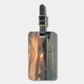 Gepäckanhänger Cruz Bucht Johannes, USVI (Vorderseite vertikal)