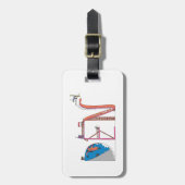 Gepäckanhänger | DENVER, Co (HÖHLE) (Vorderseite vertikal)