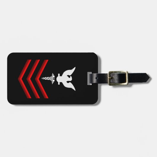 Gepäckanhänger der (Vorderseite horizontal)