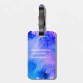 Gepäckanhänger der abstrakten Kunst: individuell a (Rückseite vertikal)