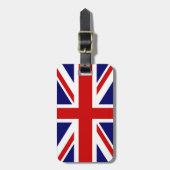 Gepäckanhänger der britischen Flagge für Gepäck un (Vorderseite vertikal)