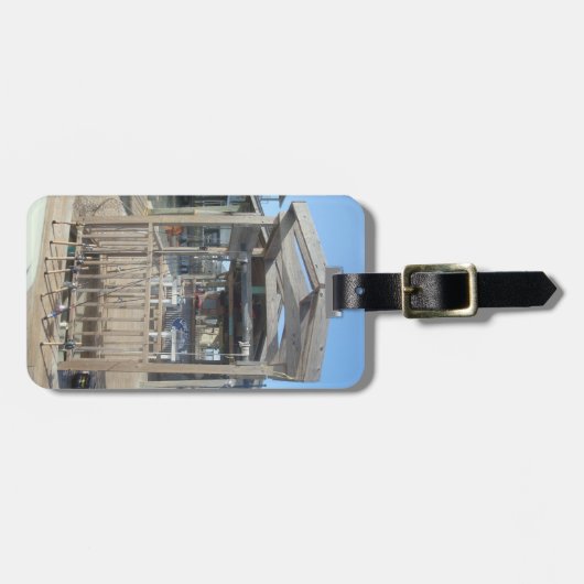 Gepäckanhänger der Fischerei-Polen (Vorderseite horizontal)