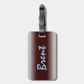 Gepäckanhänger der Fischerei-Polen (Rückseite vertikal)