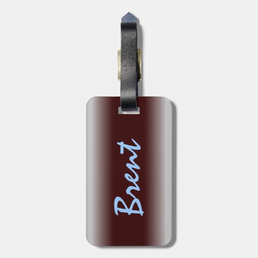 Gepäckanhänger der Fischerei-Polen (Rückseite vertikal)