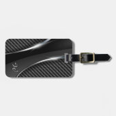 Gepäckanhänger der Kohlenstoff-Faser-3 (Vorderseite horizontal)