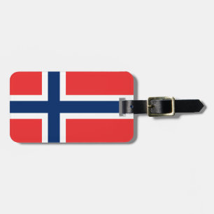 Gepäckanhänger der norwegischen Flagge für Gepäck 