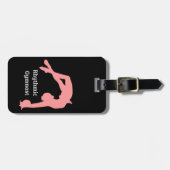 Gepäckanhänger der rhythmischen Gymnastik (Vorderseite horizontal)