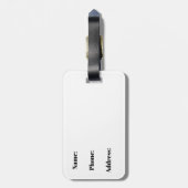 Gepäckanhänger der rhythmischen Gymnastik (Rückseite vertikal)