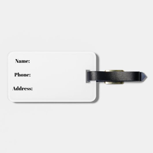 Gepäckanhänger der rhythmischen Gymnastik (Rückseite horizontal)