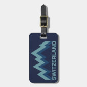 Gepäckanhänger der SCHWEIZ (Vorderseite vertikal)