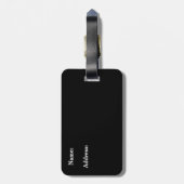 Gepäckanhänger der Vogelfamilie (Rückseite vertikal)