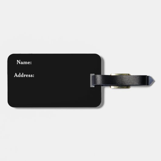 Gepäckanhänger der Vogelfamilie (Rückseite horizontal)