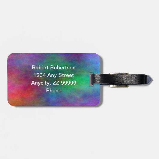 Gepäckanhänger des Monogramm-R (Rückseite horizontal)