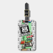 GEPÄCKANHÄNGER DES WEG-66 durch PopArtDiva (Vorderseite vertikal)