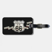 Gepäckanhänger des Weges 66 (Rückseite horizontal)