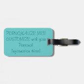 Gepäckanhänger FERTIGEN Meerjungfrau durch den (Rückseite horizontal)