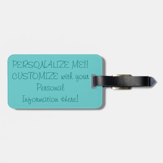 Gepäckanhänger FERTIGEN Meerjungfrau durch den (Rückseite horizontal)