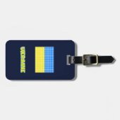 Gepäckanhänger Flagge der Ukraine (Vorderseite horizontal)
