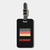 Gepäckanhänger Flagge Deutschlands (Vorderseite vertikal)