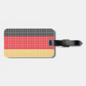 Gepäckanhänger Flagge Deutschlands (Rückseite horizontal)