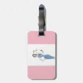 Gepäckanhänger. Flugbegleiter themenorientiert Gepäckanhänger (Rückseite vertikal)