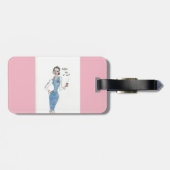 Gepäckanhänger. Flugbegleiter themenorientiert Gepäckanhänger (Rückseite horizontal)