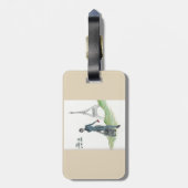 Gepäckanhänger. Flugbegleiter themenorientiert Gepäckanhänger (Rückseite vertikal)