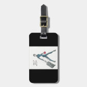 Gepäckanhänger. Flugbegleiter themenorientiert Gepäckanhänger (Vorderseite vertikal)