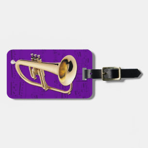 Gepäckanhänger - Flugelhorn - wählen Sie Farbe